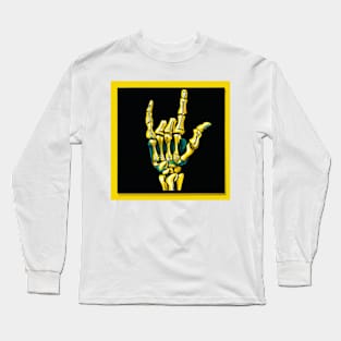 Skeleton Hand Long Sleeve T-Shirt